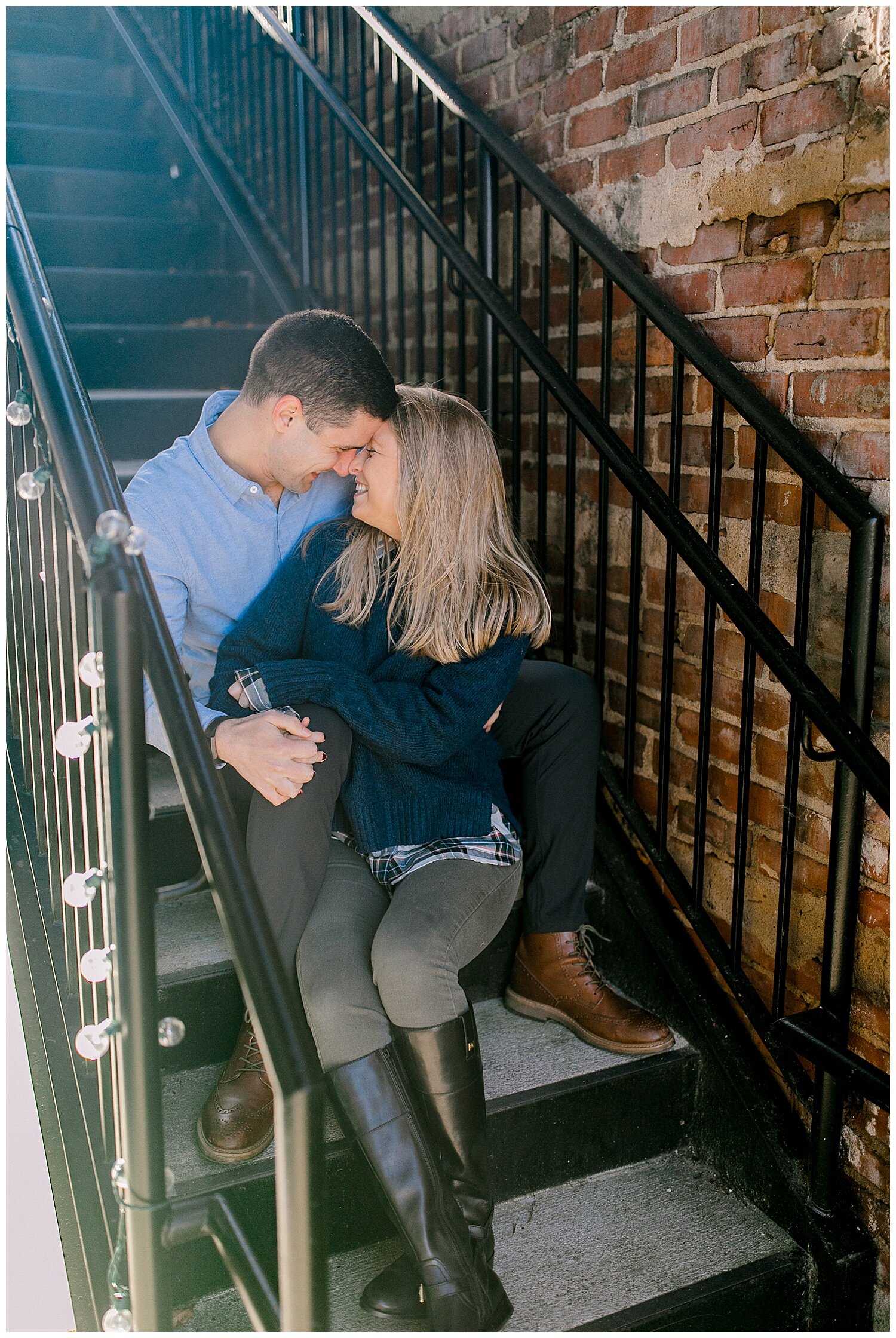 Shockoe Bottom Winter Engagement Session | Richmond VA Wedding Photographer