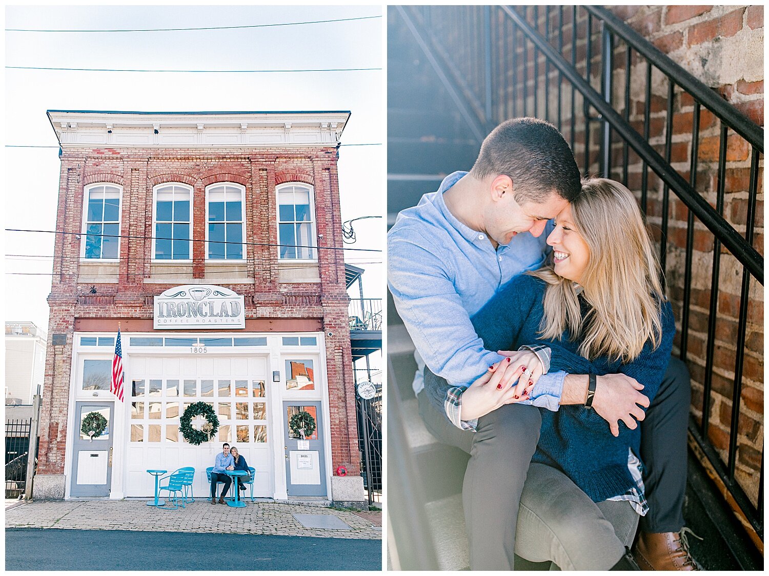 Shockoe Bottom Winter Engagement Session | Richmond VA Wedding Photographer