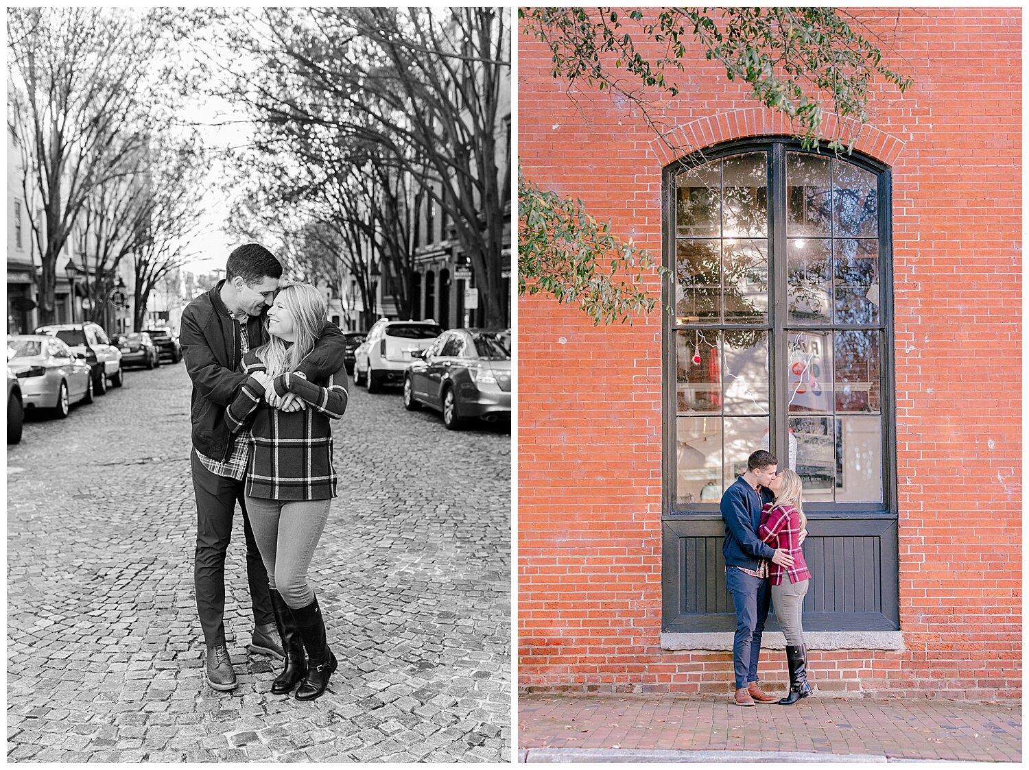 Shockoe Bottom Winter Engagement Session | Richmond VA Wedding Photographer